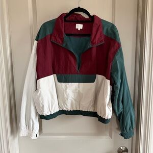 Colorblock Windbreaker Jacket